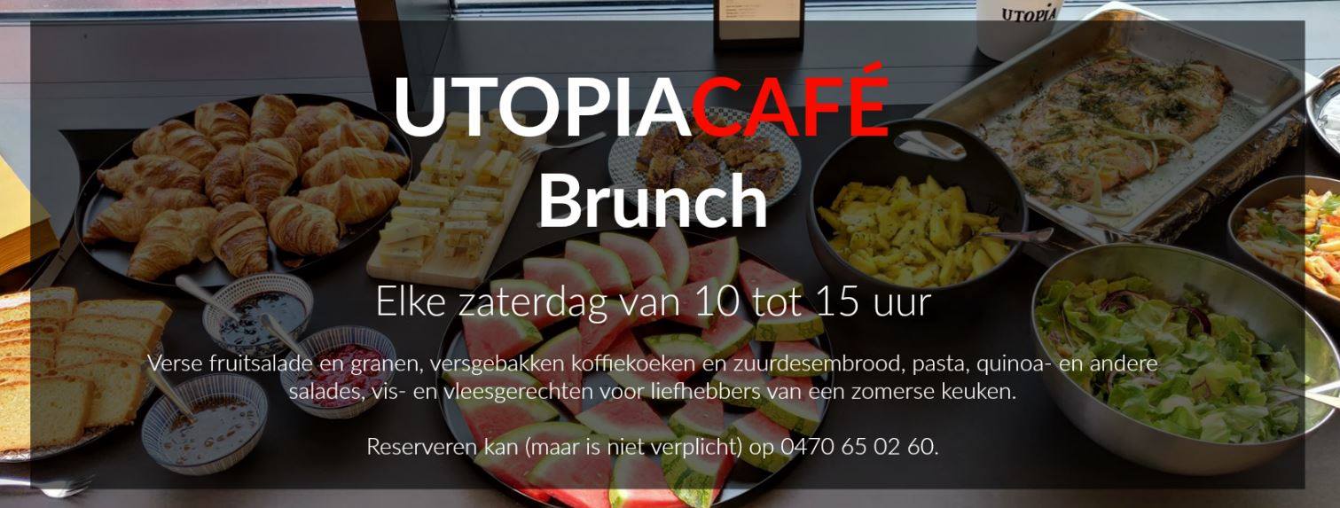 16 08 16 Utopia Café Brunch Zaterdag 18 augustus 2018