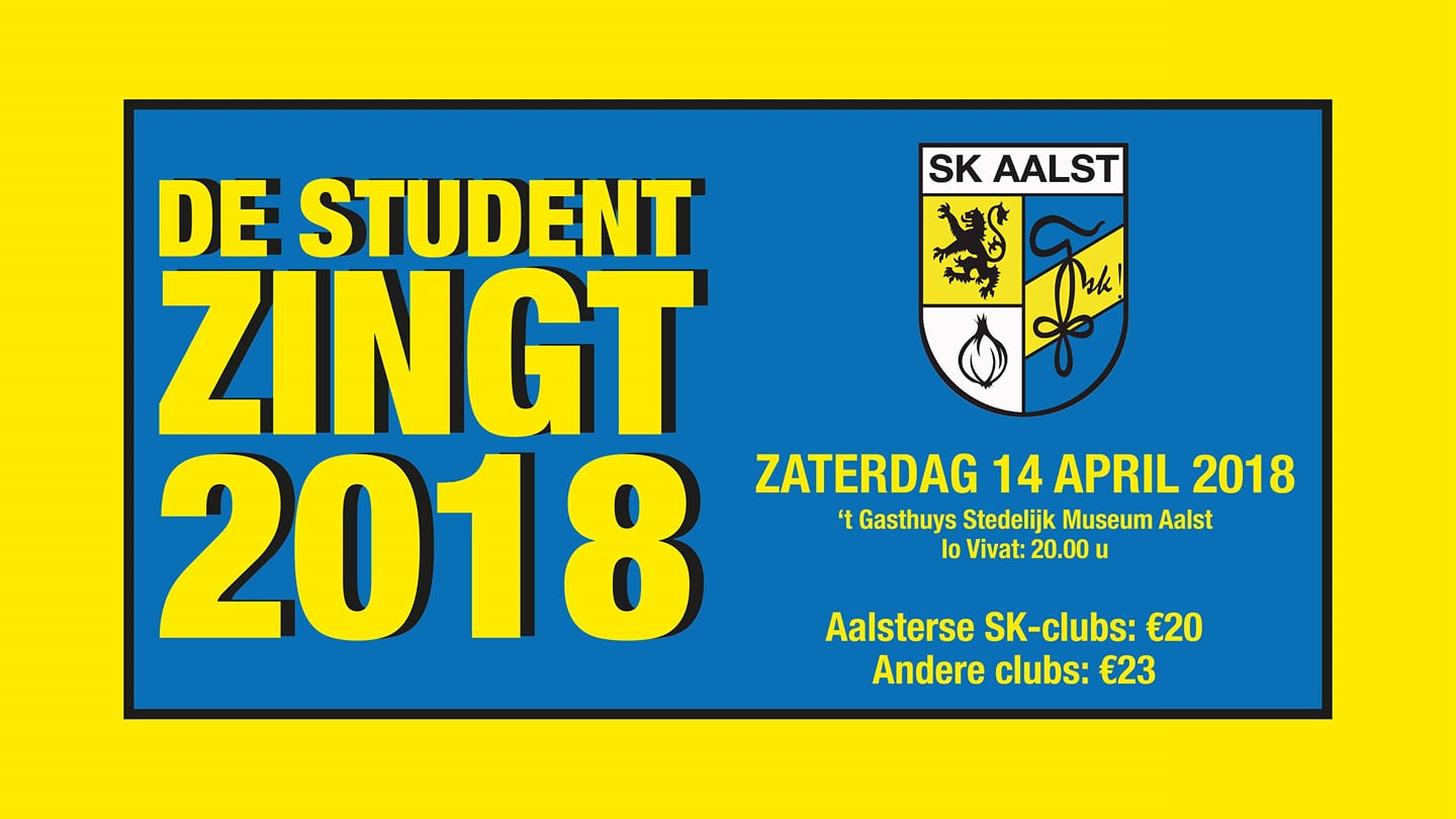 18 04 12 De Student Zingt t Gasthuys Stedelijk Museum Aalst Zaterdag 14 april 2018