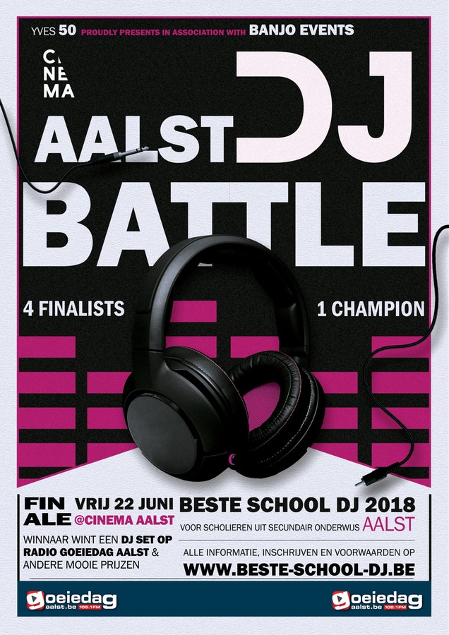 18 07 21 Finale Beste School DJ 2018 Cinema Vrijdag 22 juni 2018