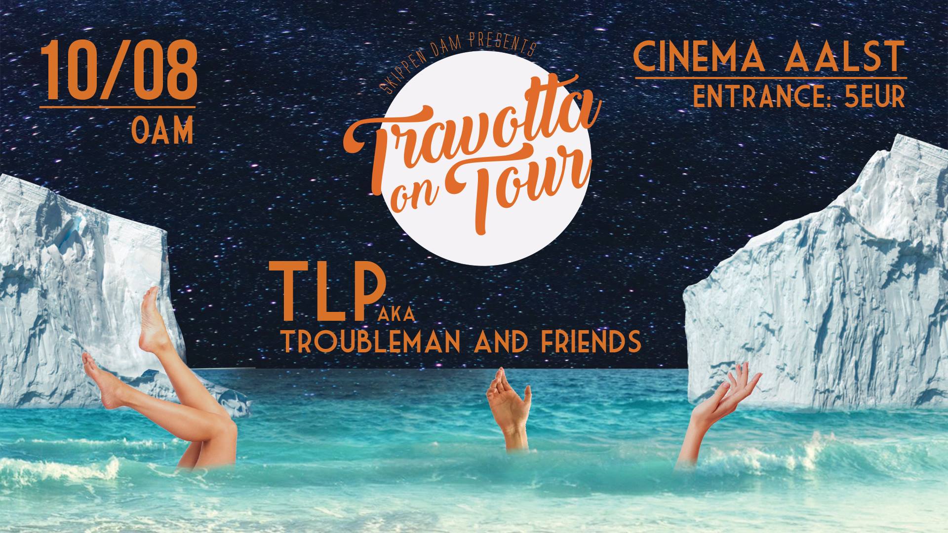 18 08 09 Skippen Dam Travolta on Tour TLP aka Troubleman FriendsCinema Vrijdag 10 augustus 2018