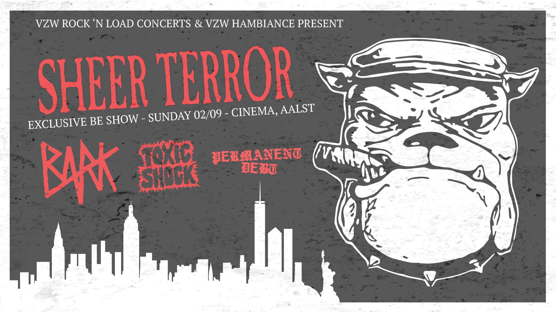 18 08 30 Sheer Terror BannerCinema Zondag 2 september 2018